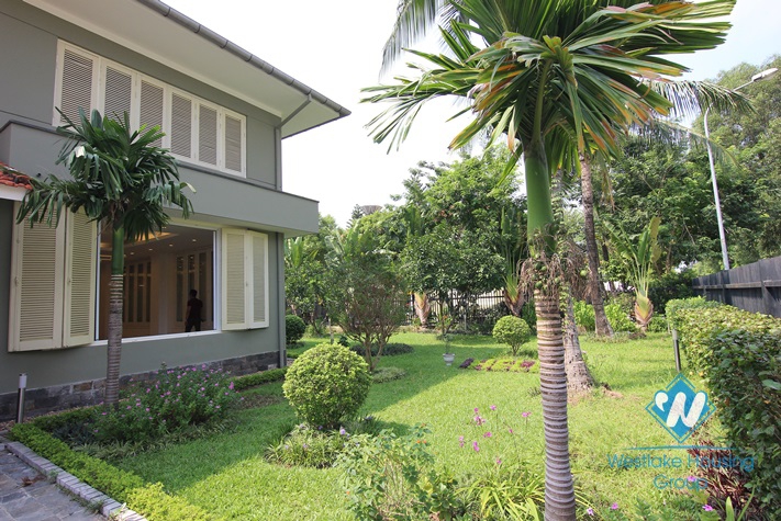 Gorgeous villa with beautiful garden to rent in Dang Thai Mai, Tay Ho area